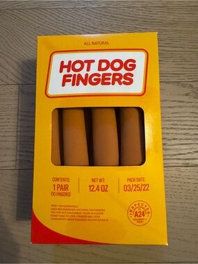Hot Dog Finger Gloves